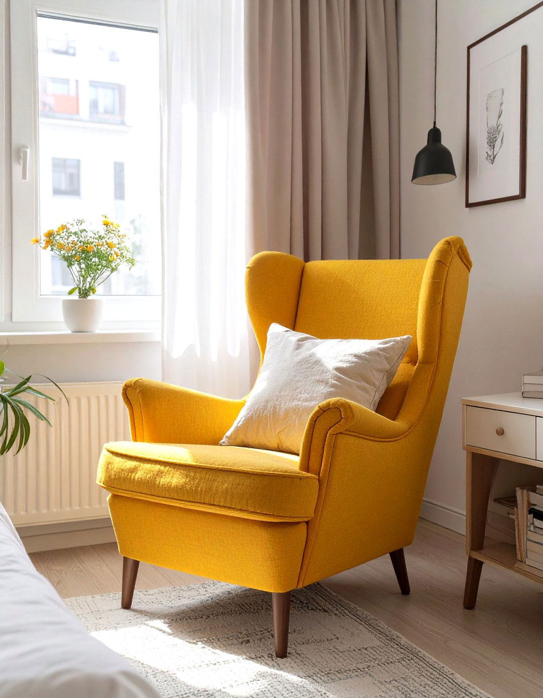 Compact Armchairs with Small Footprints - 30 small bedroom furniture ideas