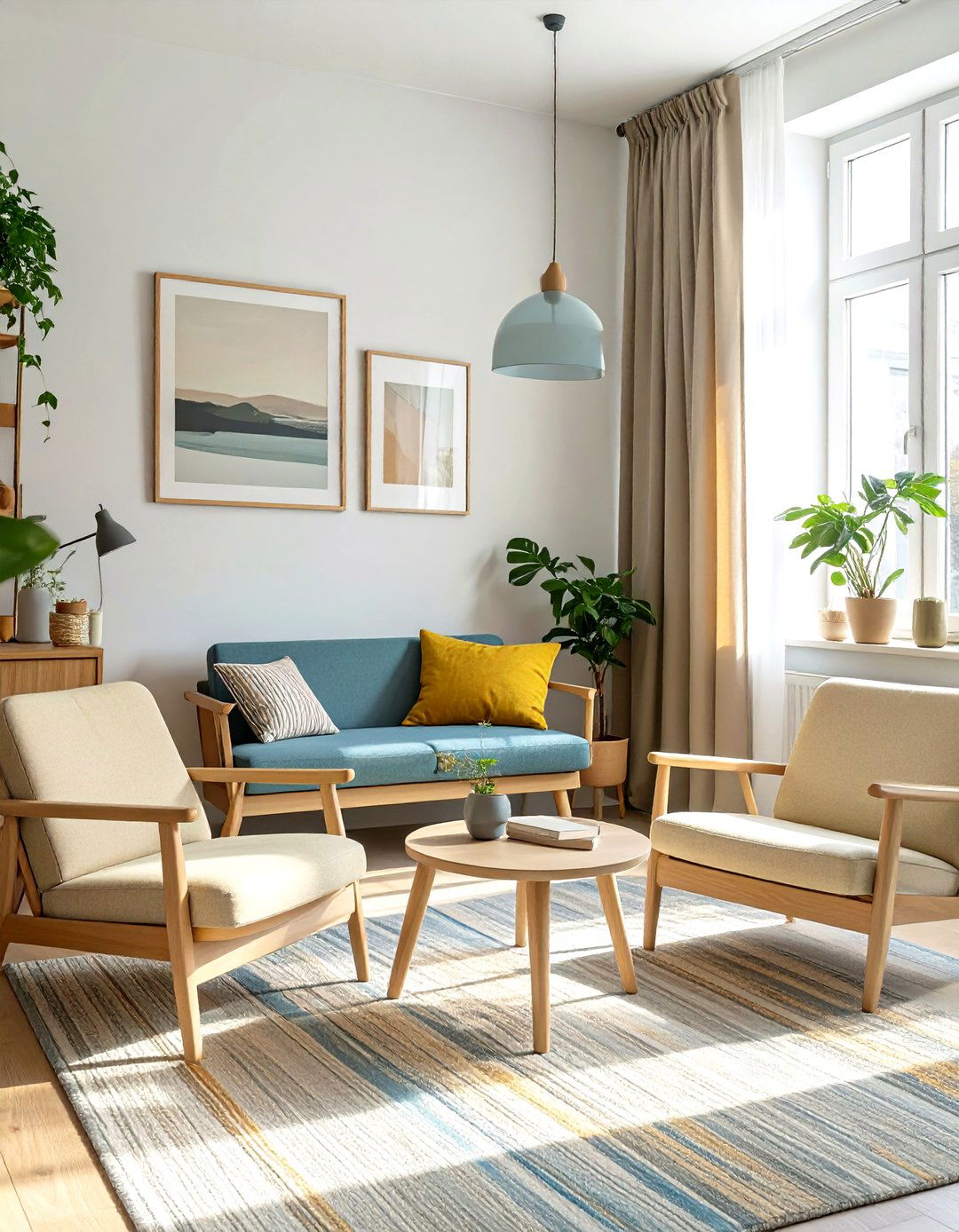 Compact Armchairs - 30 small space living room ideas