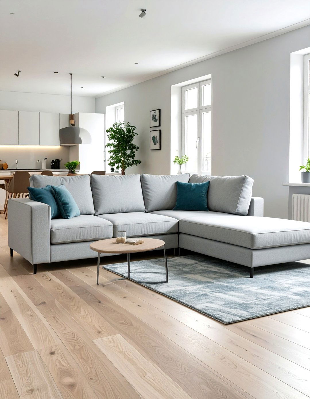 Compact Armless Sectional Layout - 30 small living room sectional layout ideas