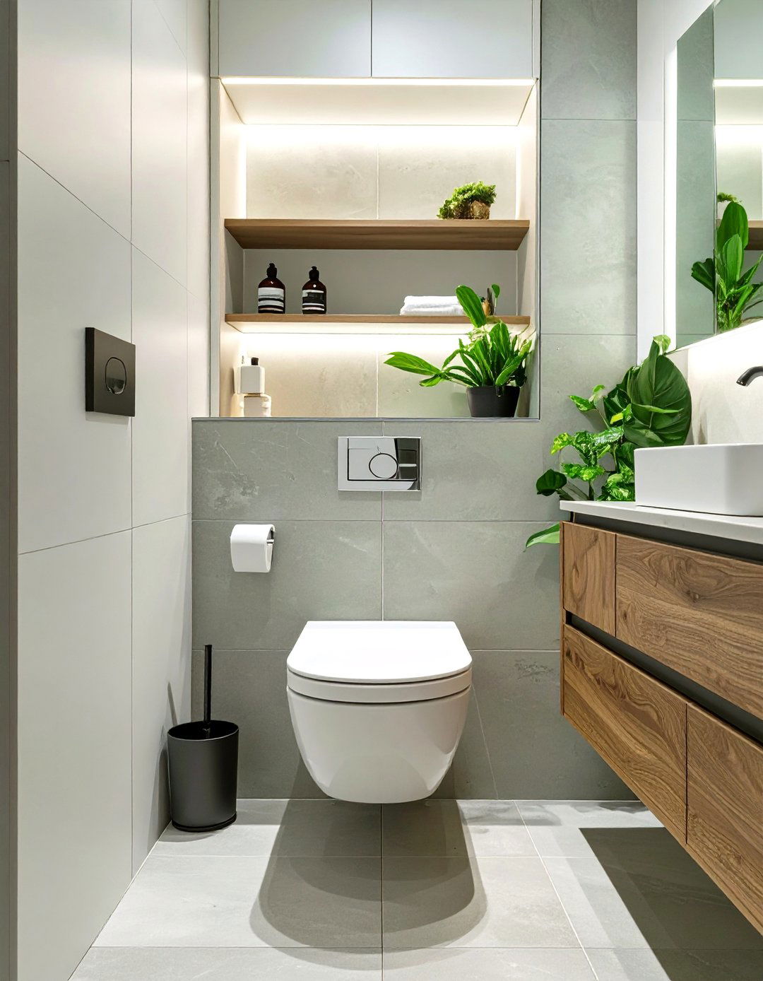 Compact Back to Wall Toilet Bathroom - 30 bathroom ideas small