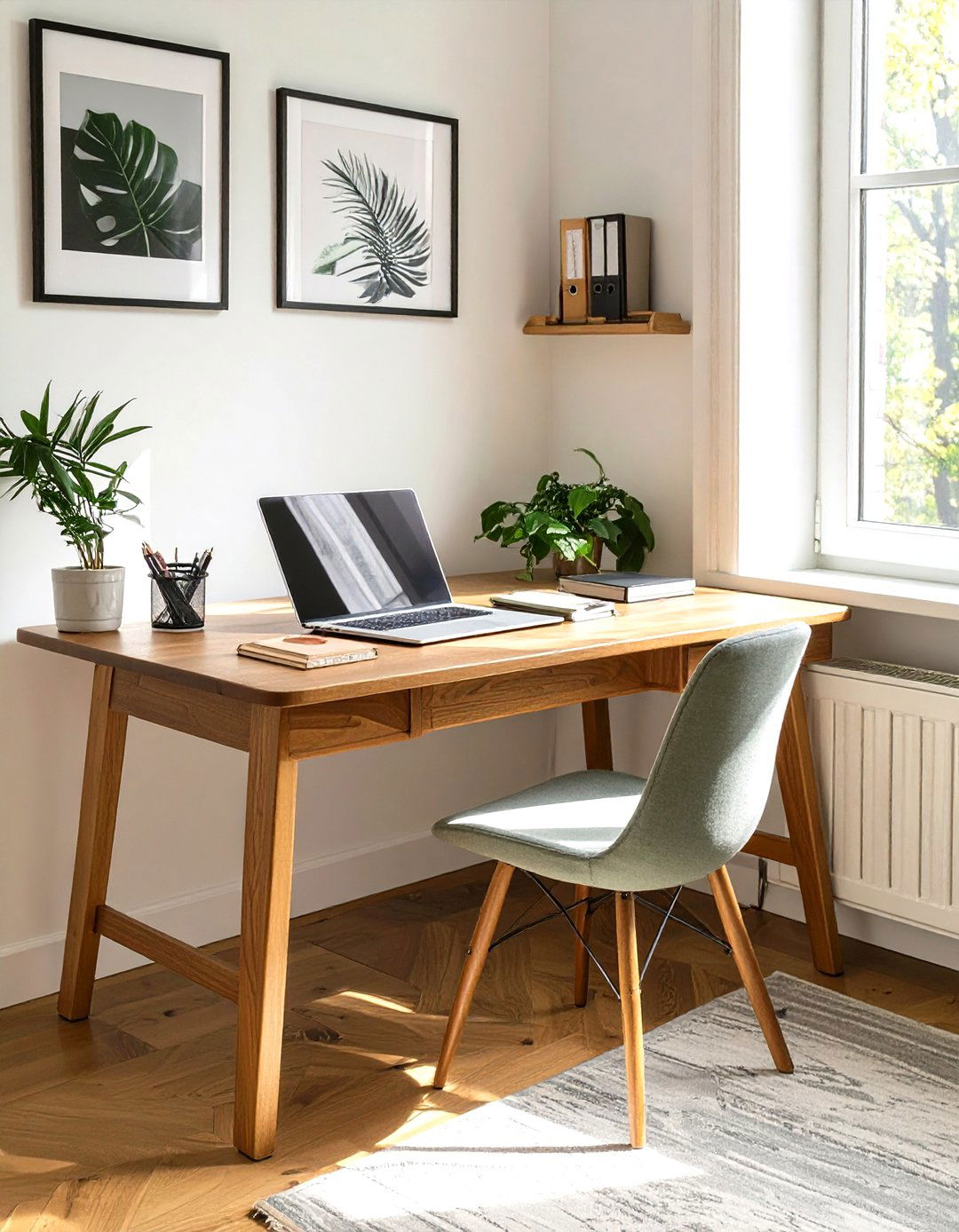 Compact Corner Desk - 30 small office decor ideas
