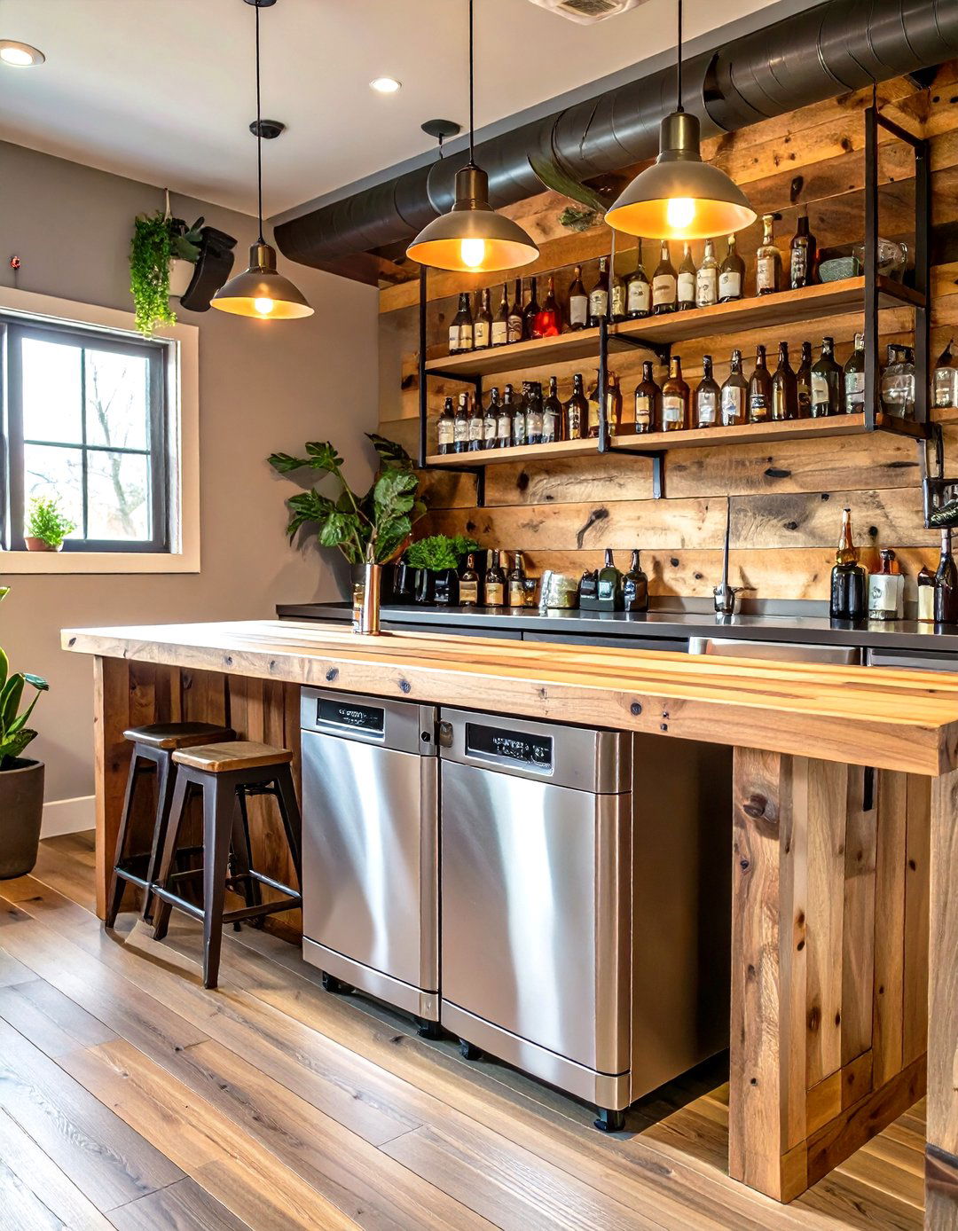 Compact Kegerator or Mini Fridge for a Garage Bar - 30 small garage man cave ideas