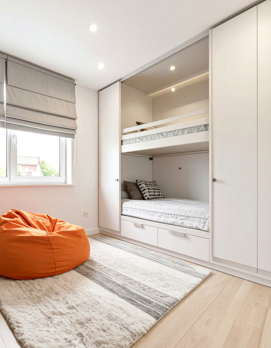 Compact Murphy Bed for Dual Use - 30 small teen bedroom ideas