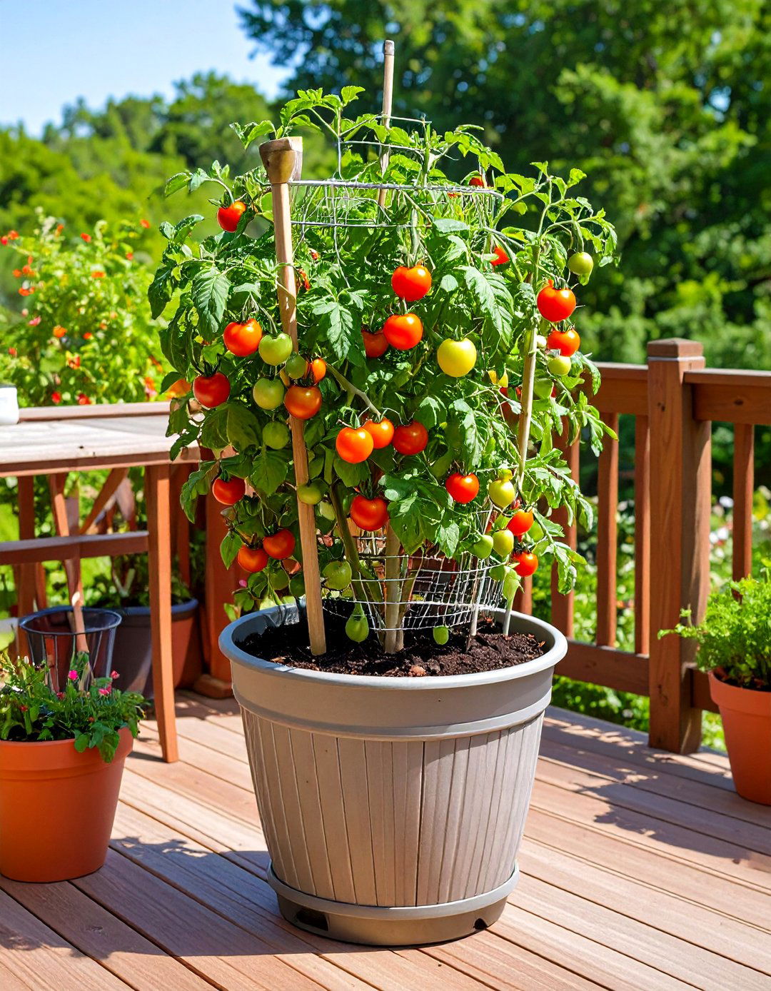 Compact Patio Tomato Plants - 30 patio plants ideas
