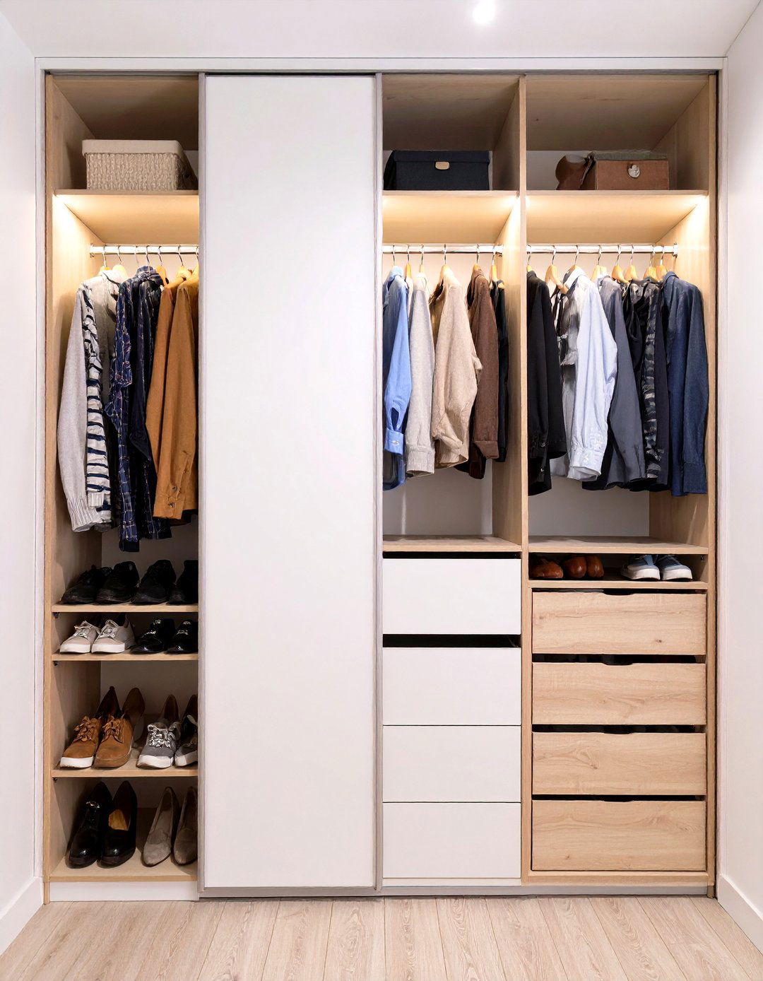 Compact Pull Out Pantry Style Closet - 30 closet ideas small