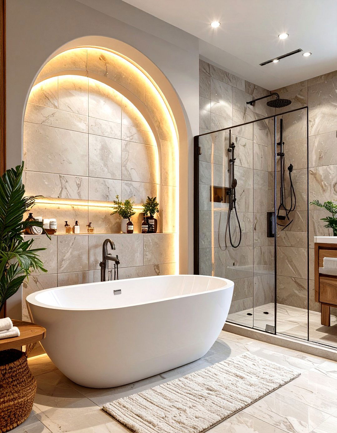 Compact Tub and Shower for Small Bathrooms - 30 shower and tub ideas