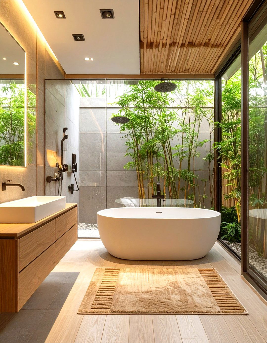 Compact Urban Japanese Bathroom - 30 japanese bathroom design ideas