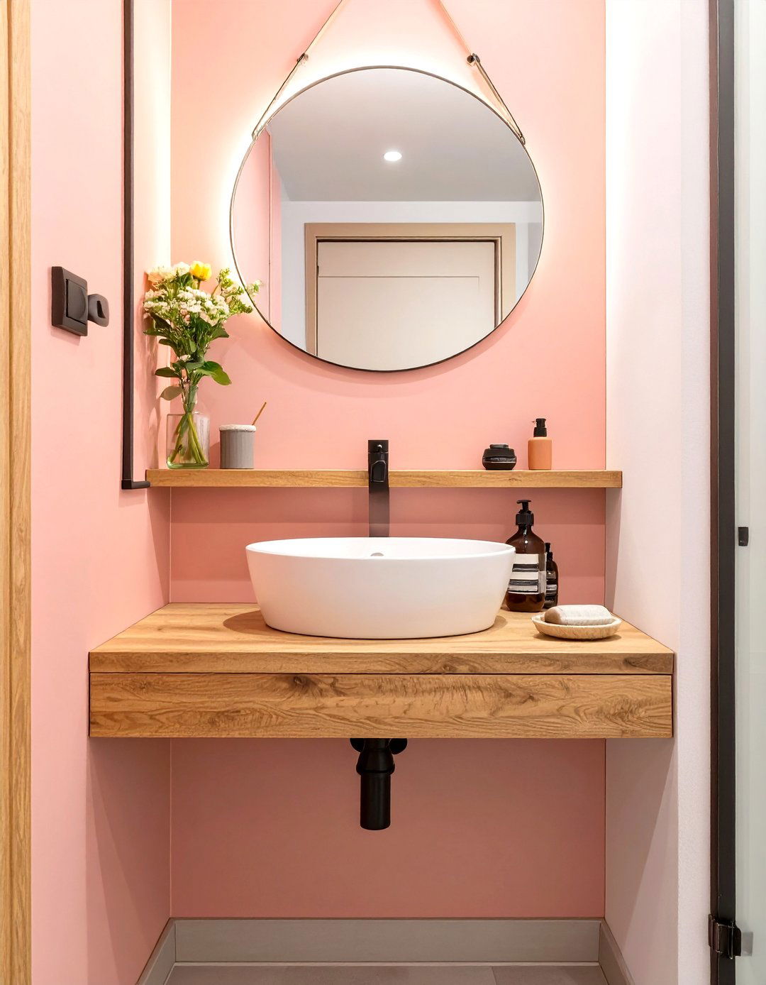 Compact Vanity for a Powder Room - 30 vanity ideas