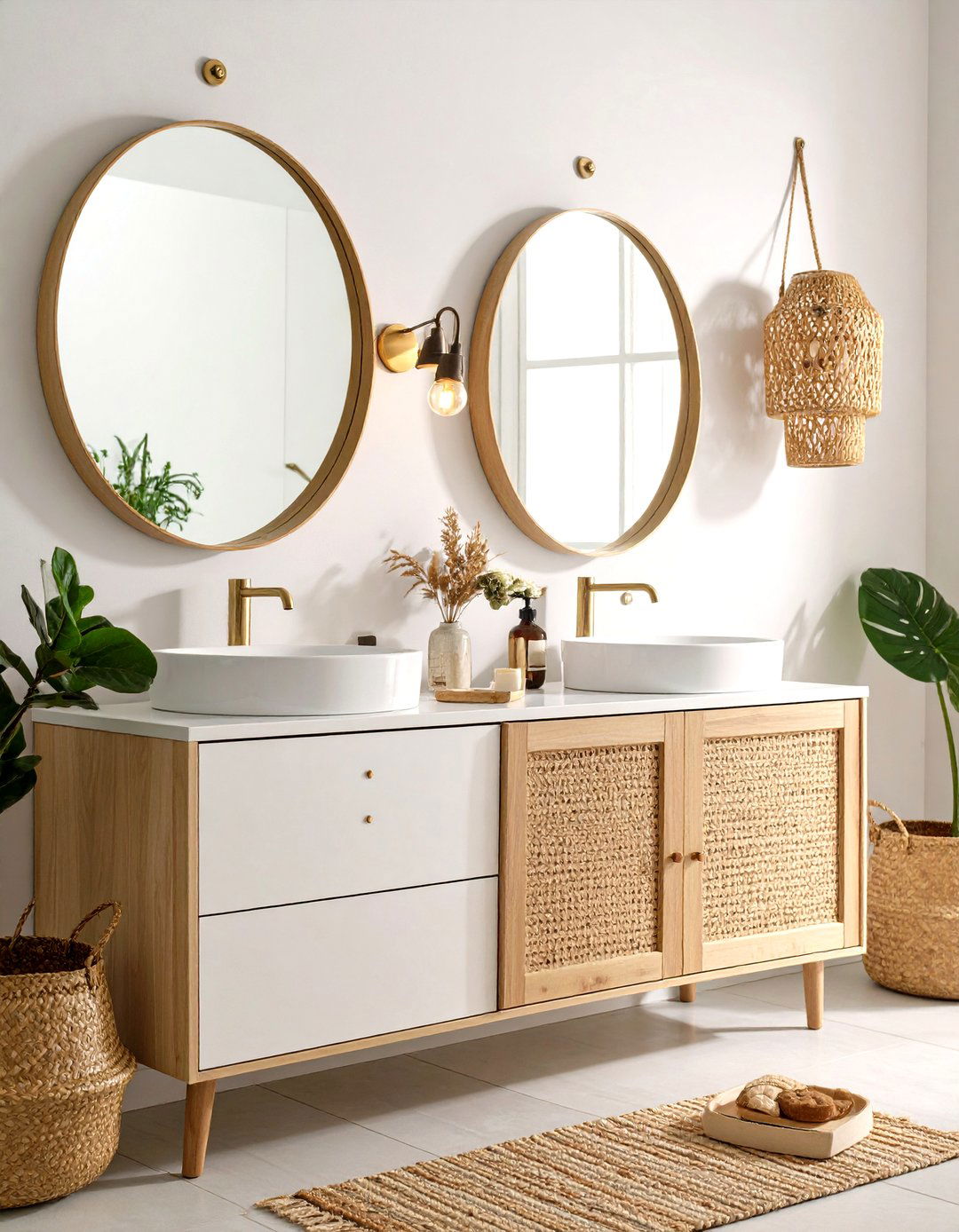 Compact Wall Mounted Vanity Cabinet - 30 diy vanity ideas