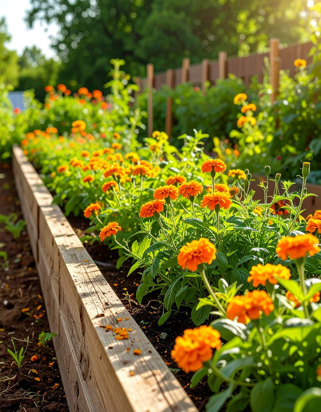 Companion Planting for Pest Control - 30 sustainable garden design ideas