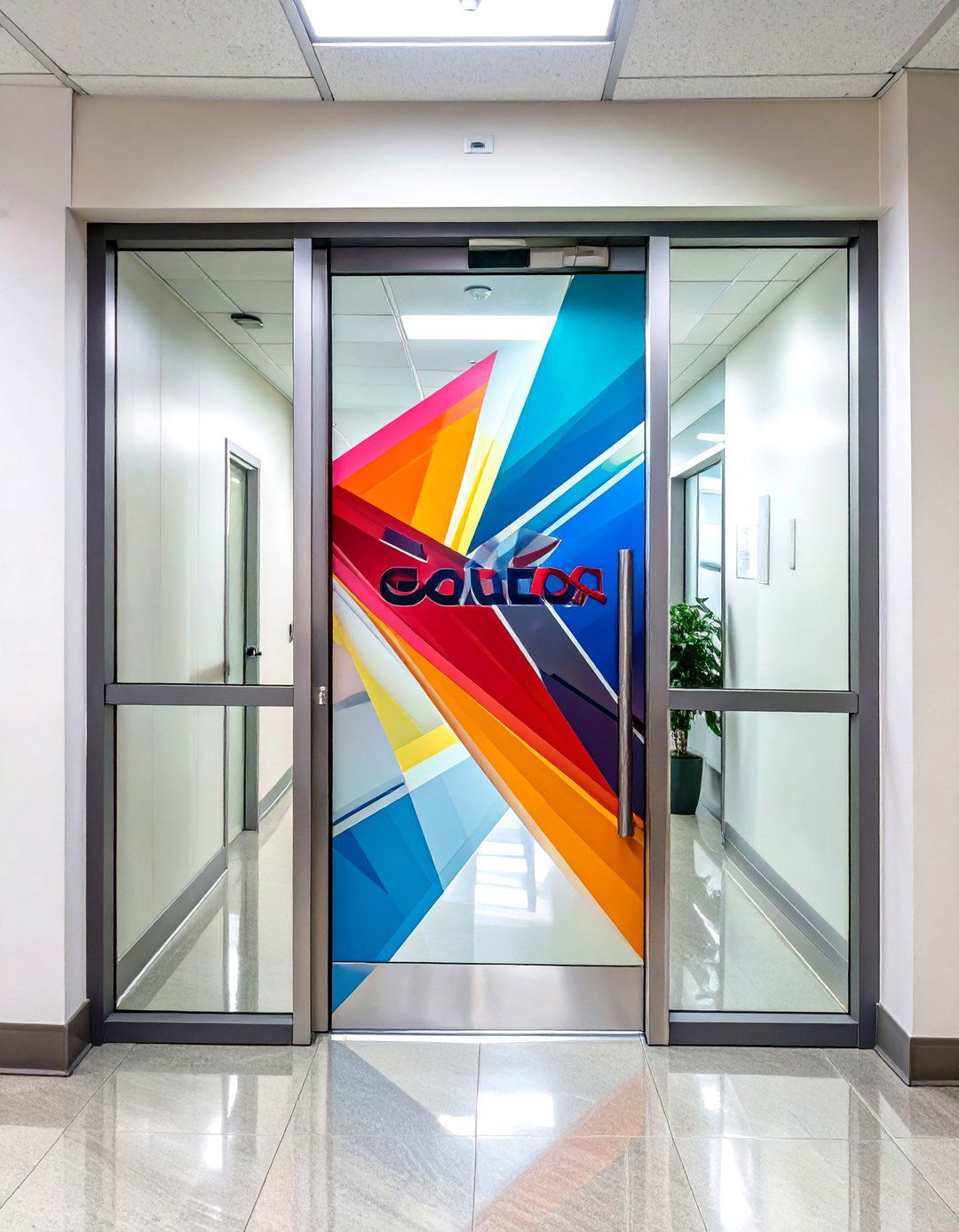 Company Branding Door Wrap - 30 office door decoration ideas