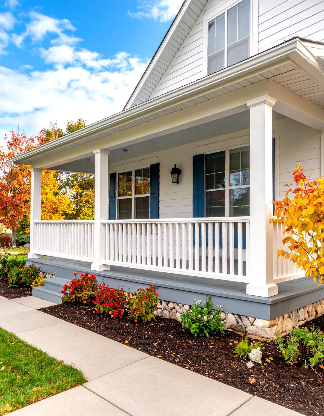 Composite Deck Porch Railing - 30 front porch porch railing ideas