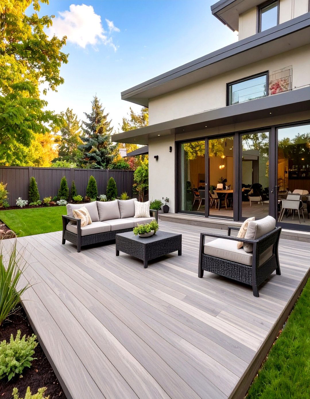 Composite Deck for Low Maintenance - 30 simple deck designs  pictures