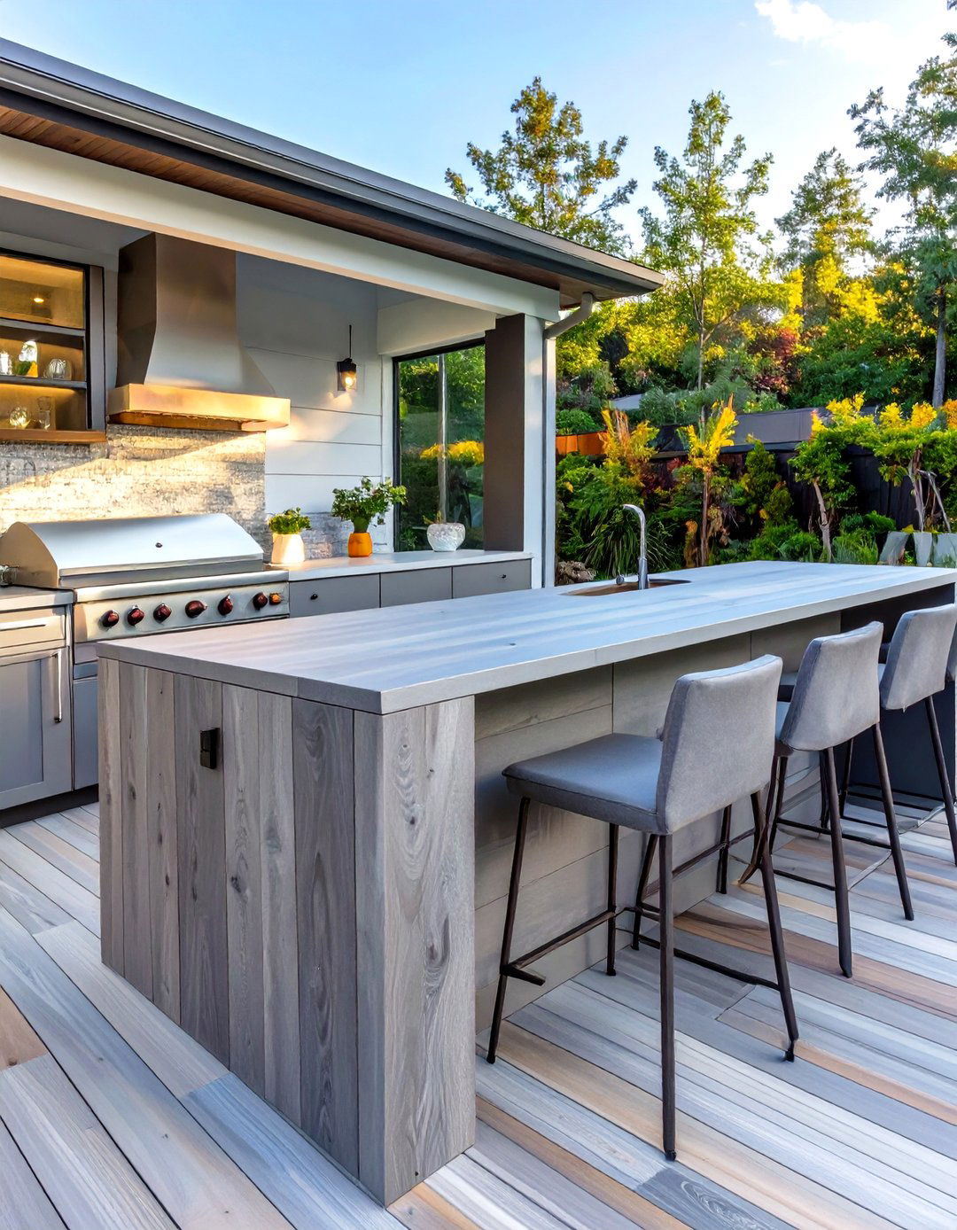 Composite Decking Outdoor Bar Top - 30 outdoor bar top ideas