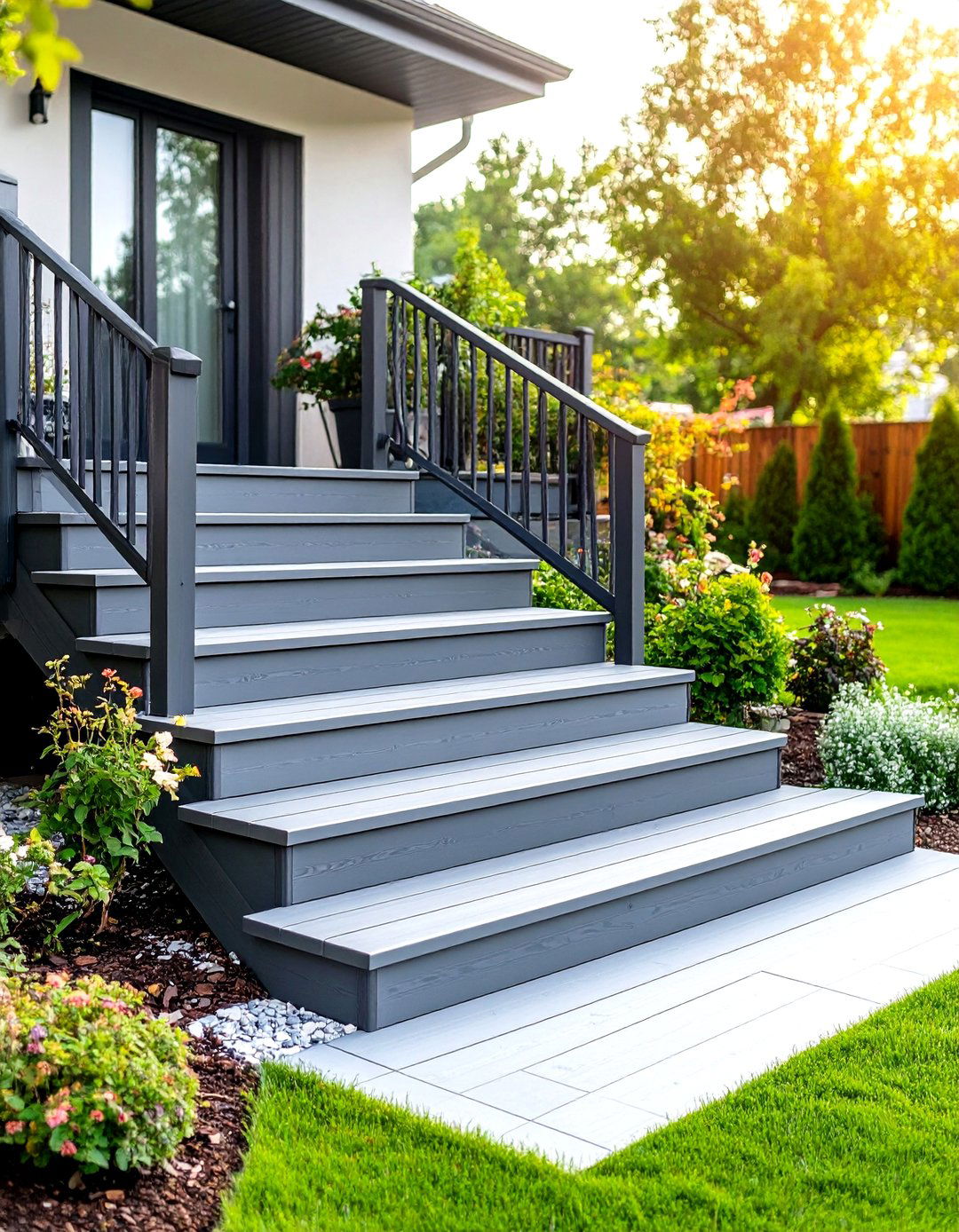 Stackable Steps Outside 30 Outdoor Steps Ideas to Enhance Your Landscape Design - We Love Home Blog