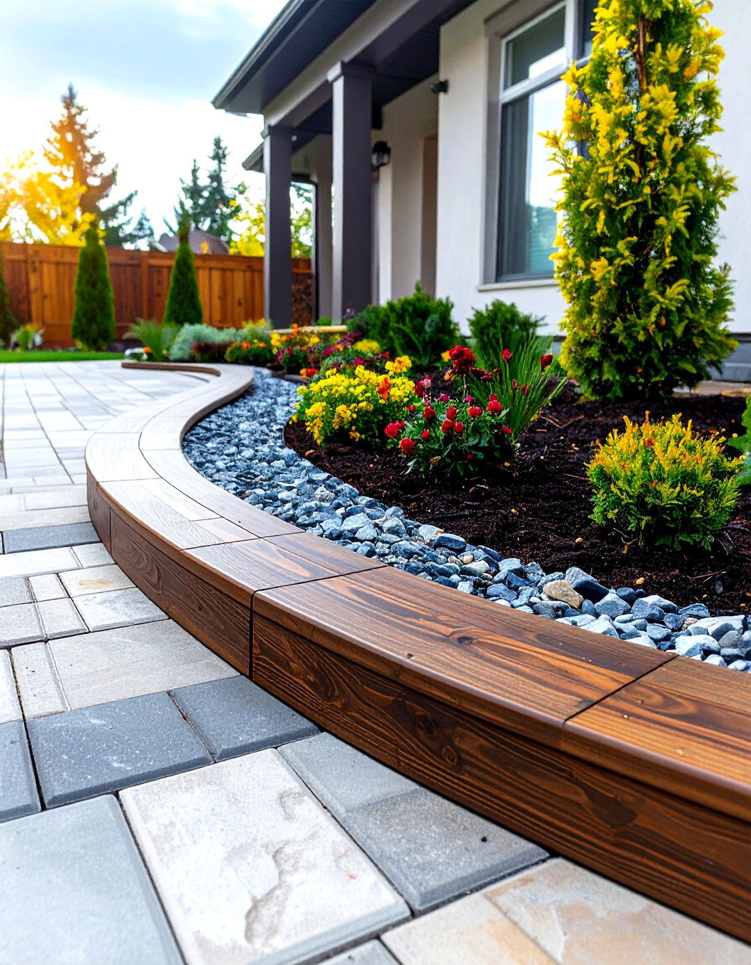 Composite Edging Patio Border - 30 patio border ideas