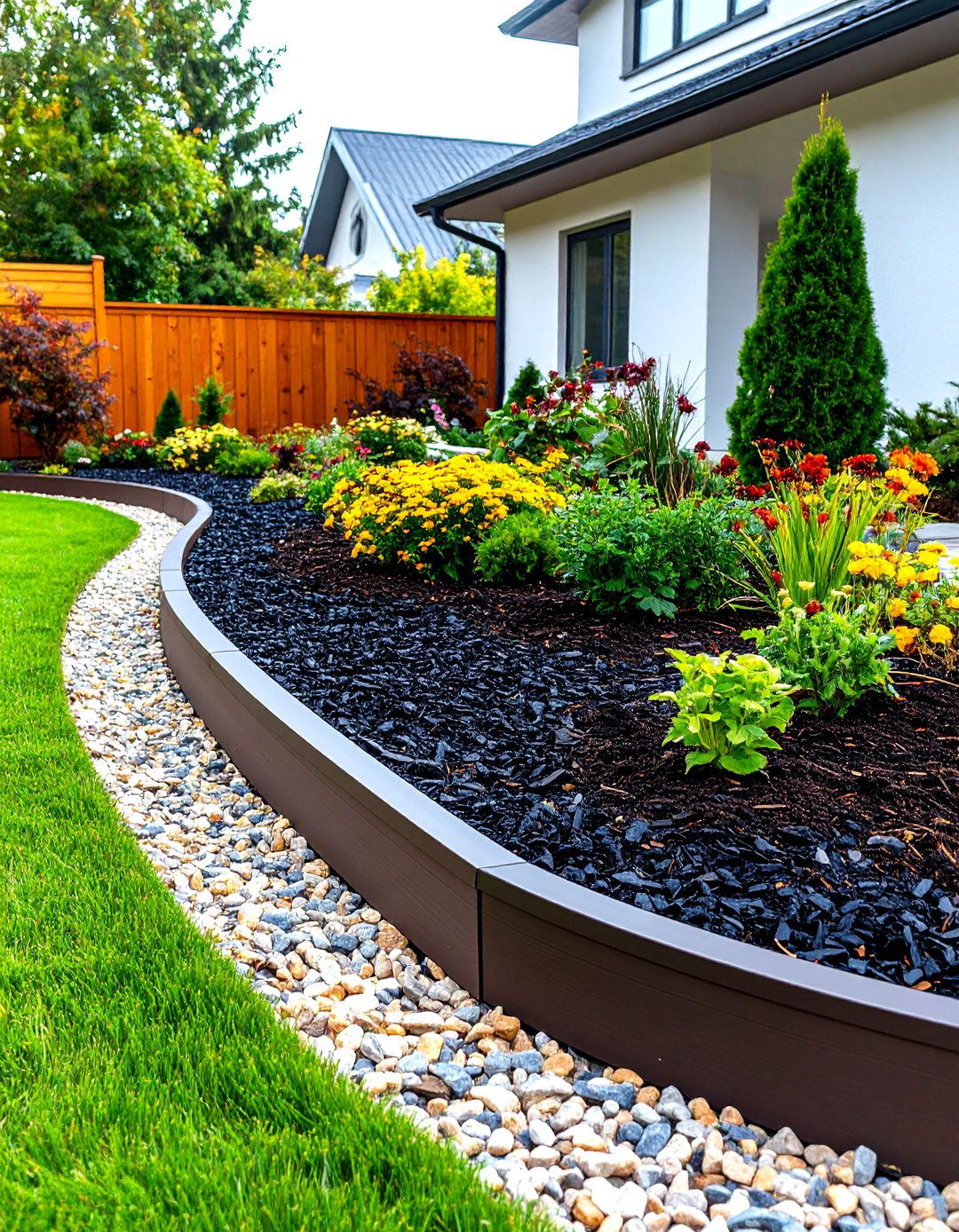 Composite Edging - 30 landscaping edging ideas