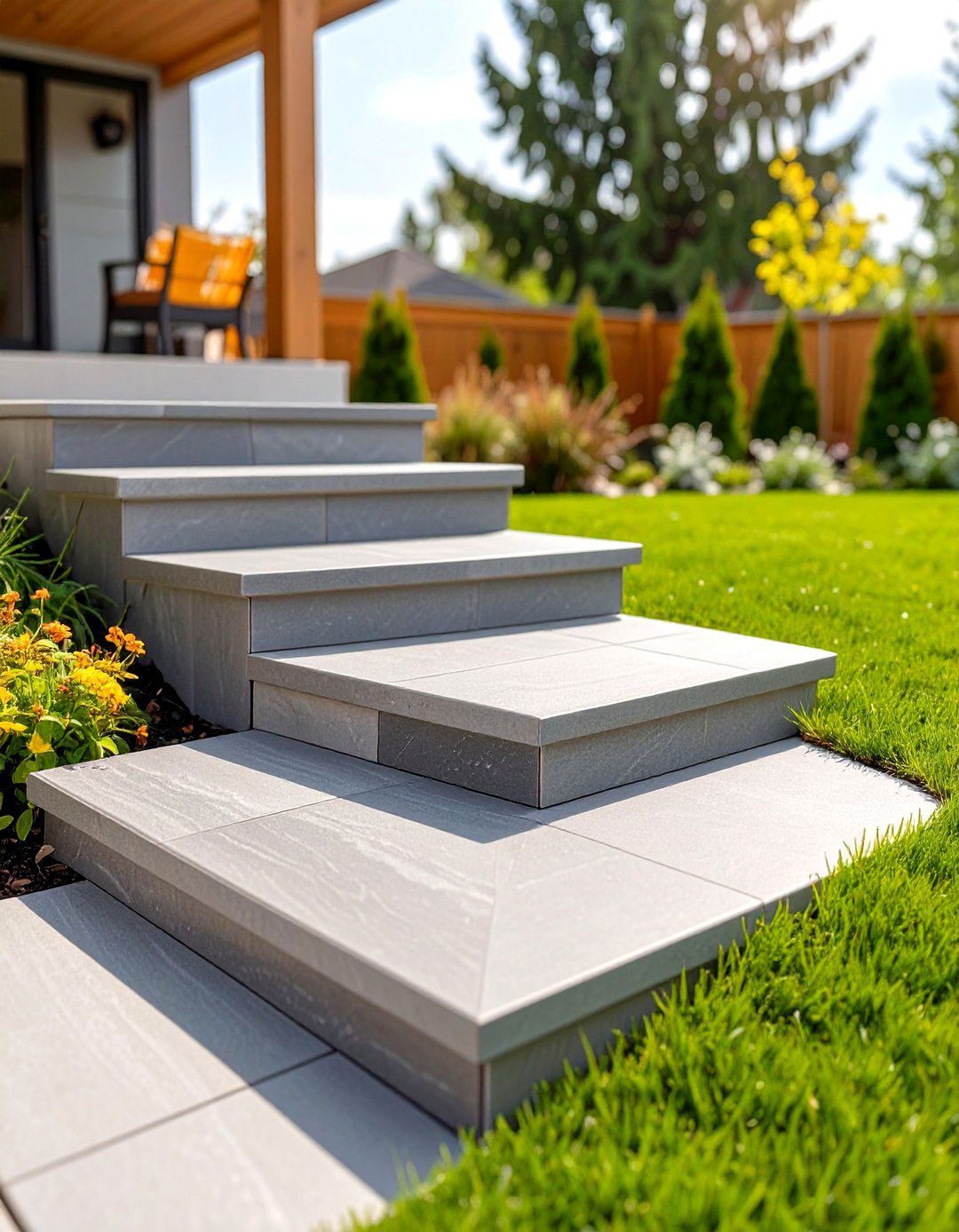 Composite Outdoor Deck Steps for Durability - 30 outdoor deck steps ideas