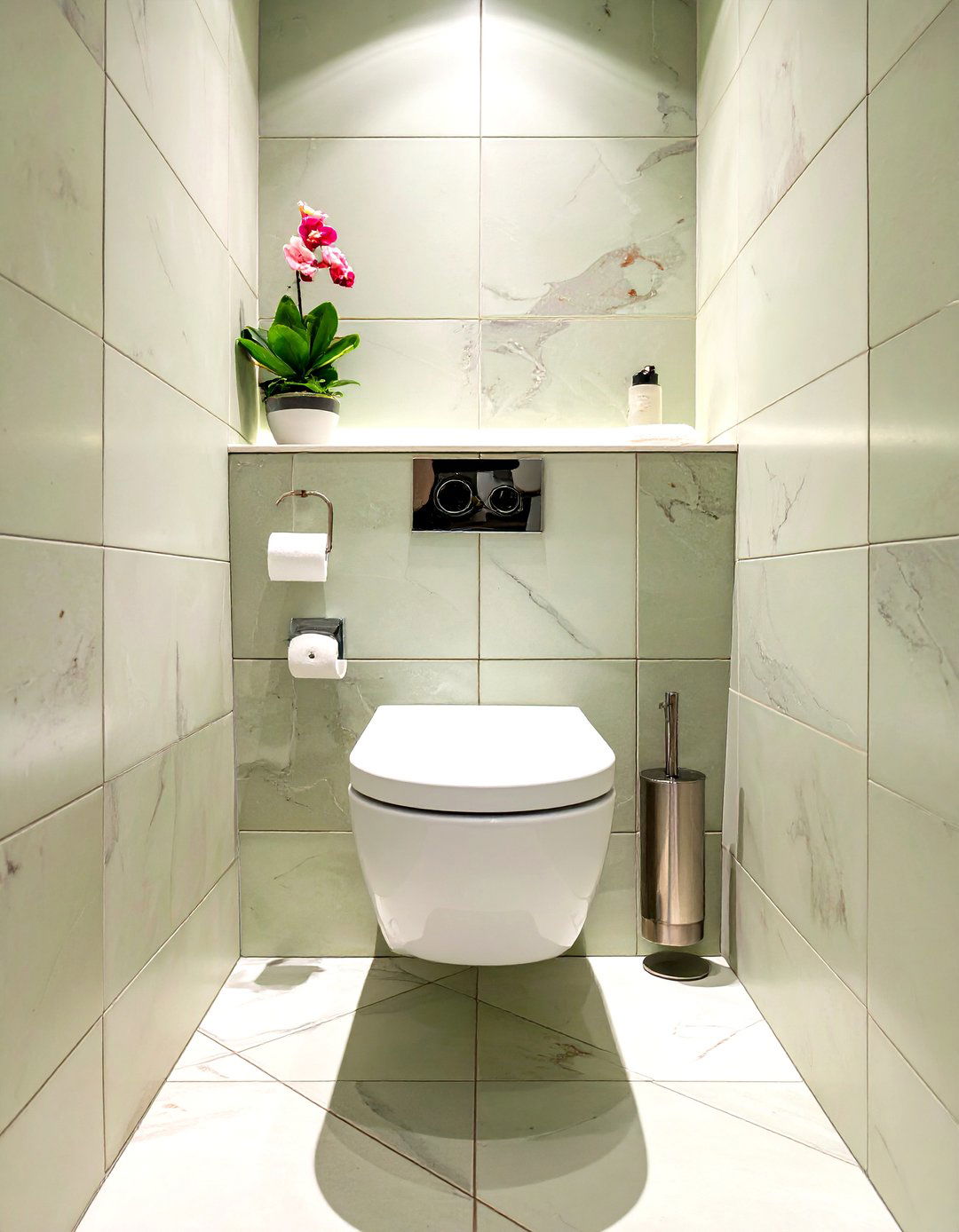 Concealed Cistern Toilet - 30 small spa bathroom ideas