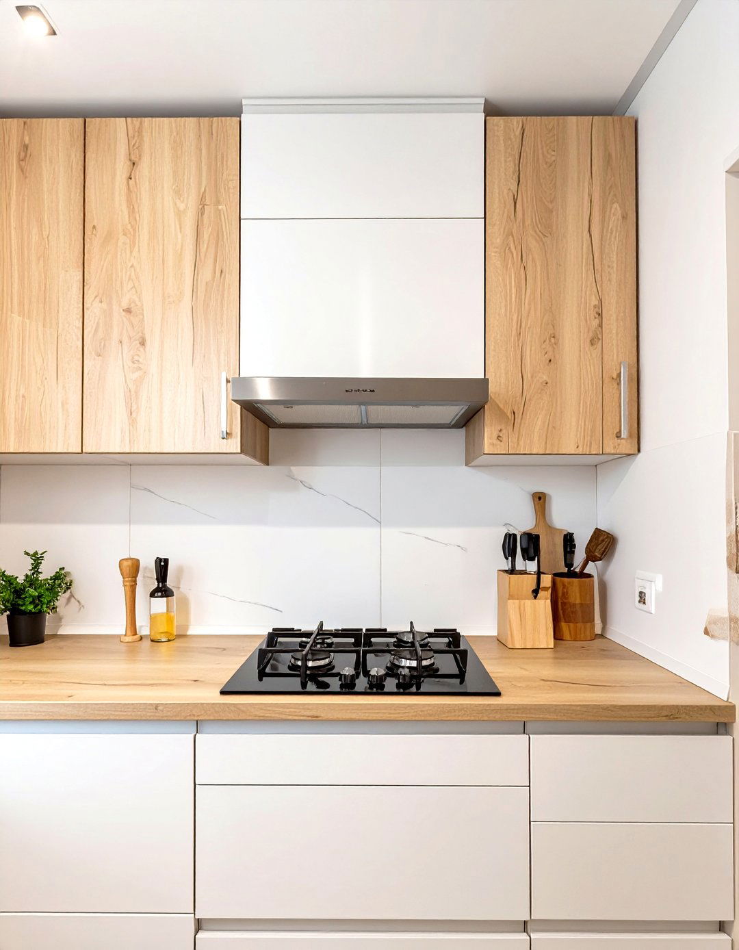 Concealed Small Kitchen Ventilation Hoods - 30 small kitchen trends 2025