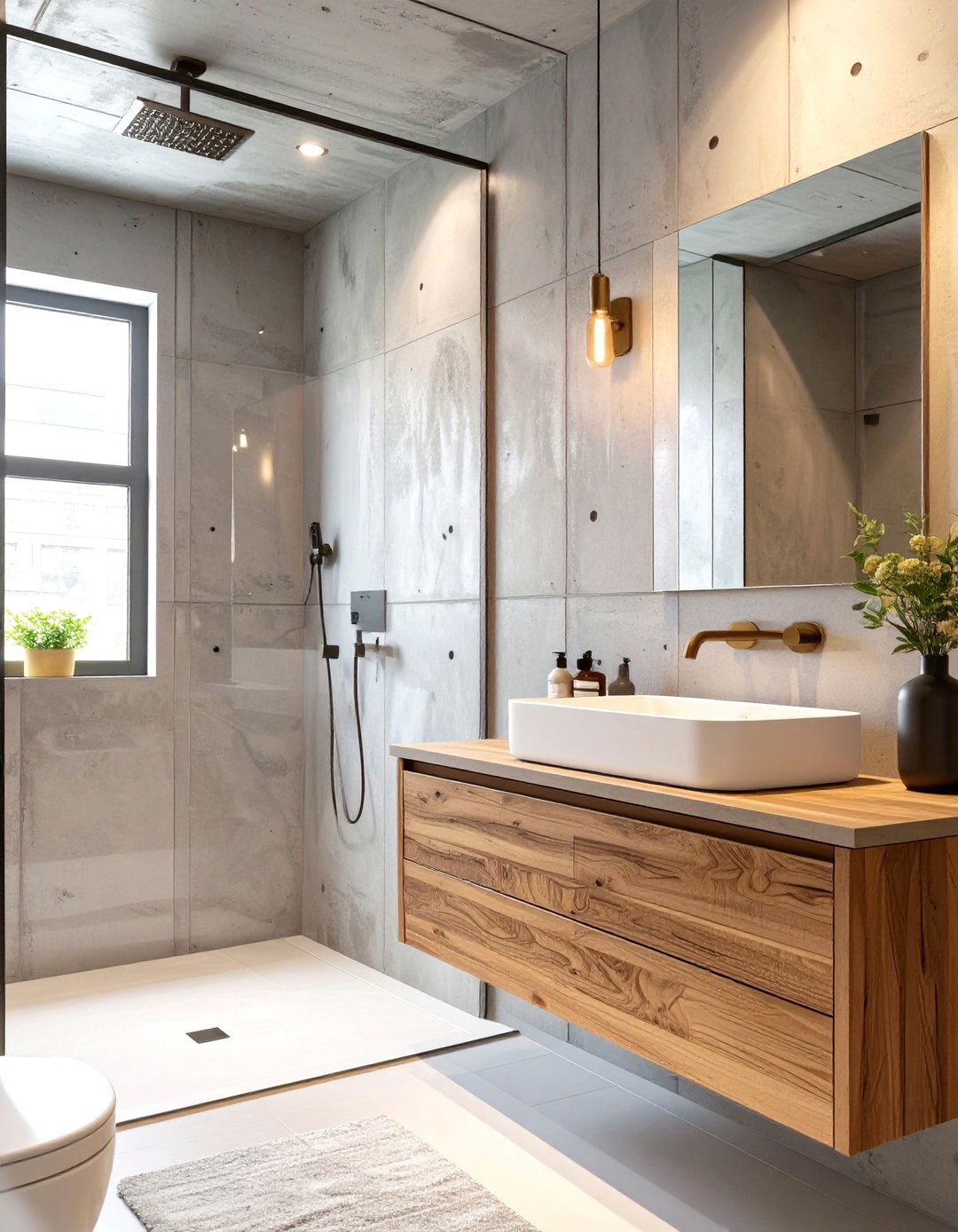 Concrete Bathroom Wall Panels - 30 bathroom wall paneling ideas
