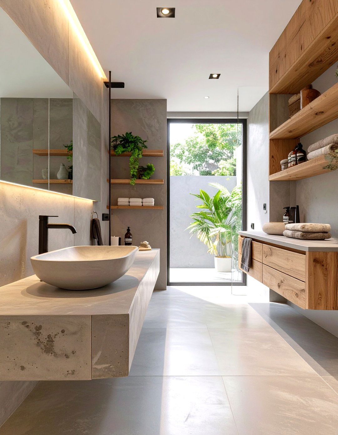 Concrete Finish Bathroom Tool - 30 free bathroom design tool ideas