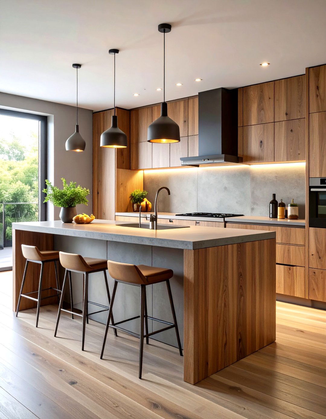 Cool Kitchen Island Back Panel Ideas Images