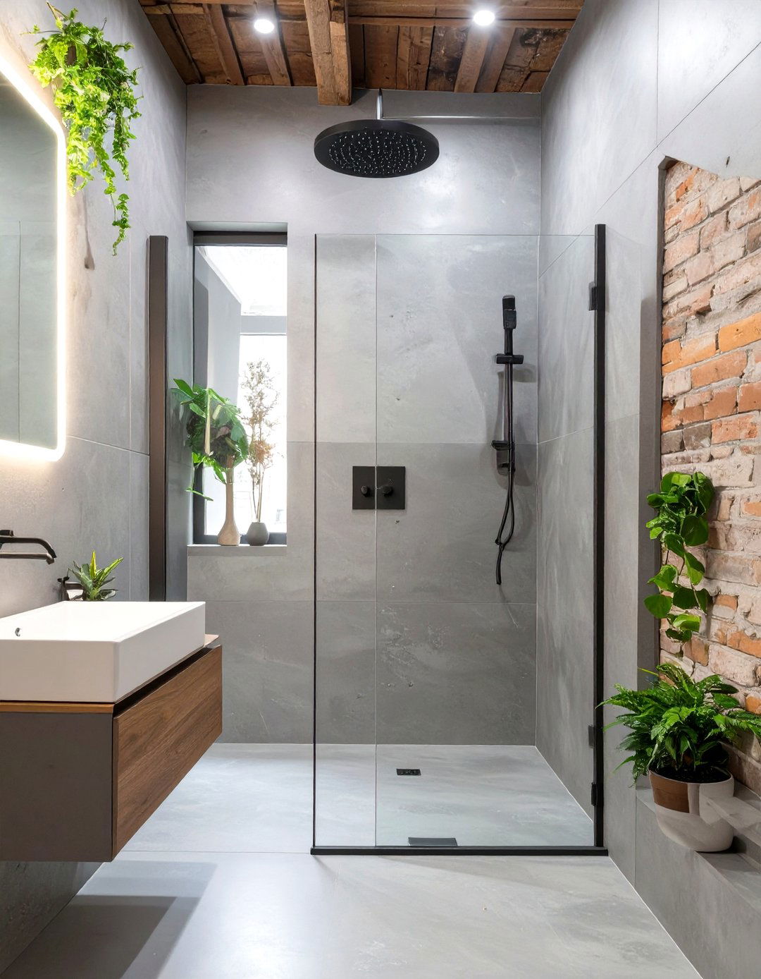 Concrete Finish Small Walk In Shower - 30 small walk in shower ideas