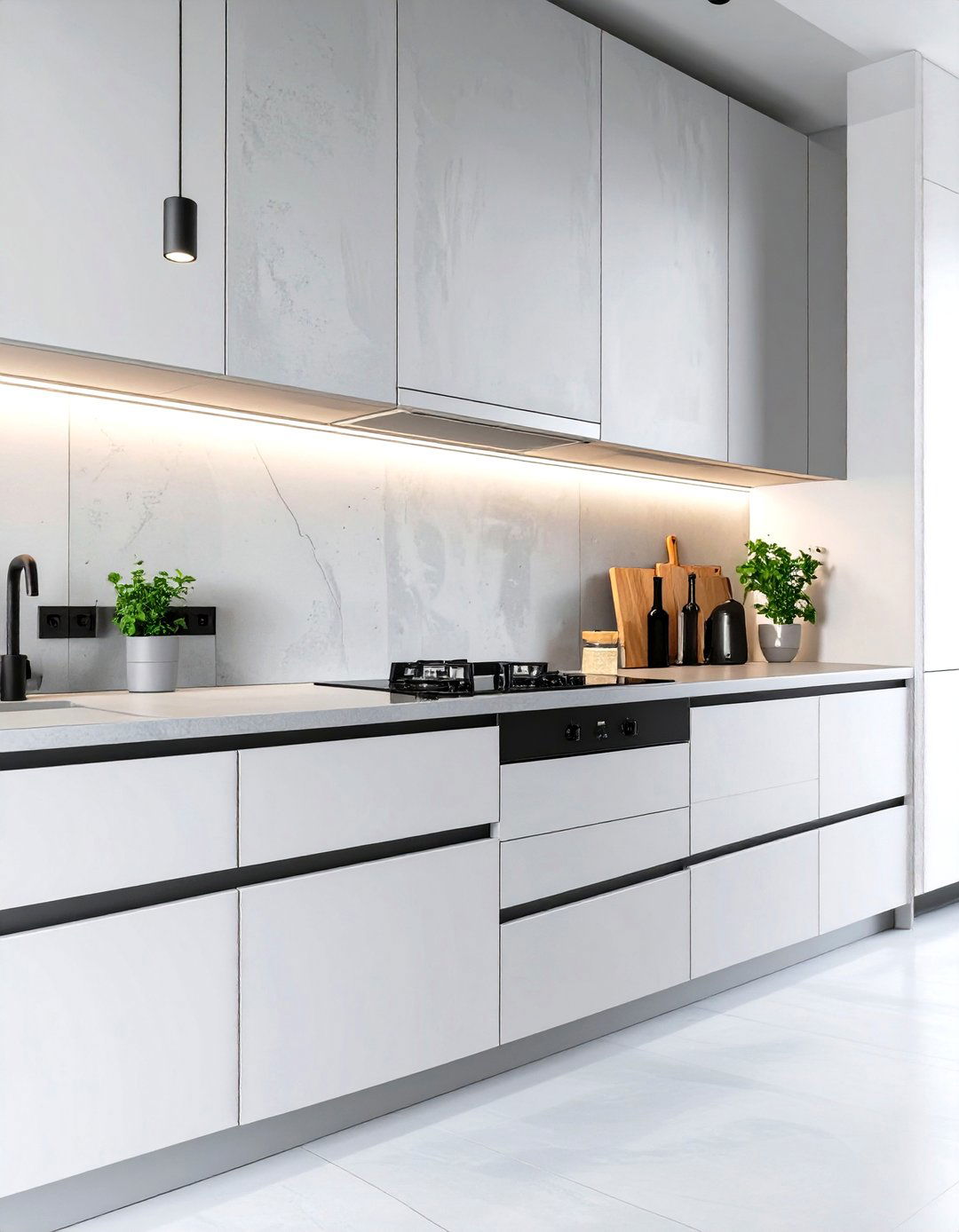 Concrete Finish Stove Backsplash - 30 stove backsplash ideas