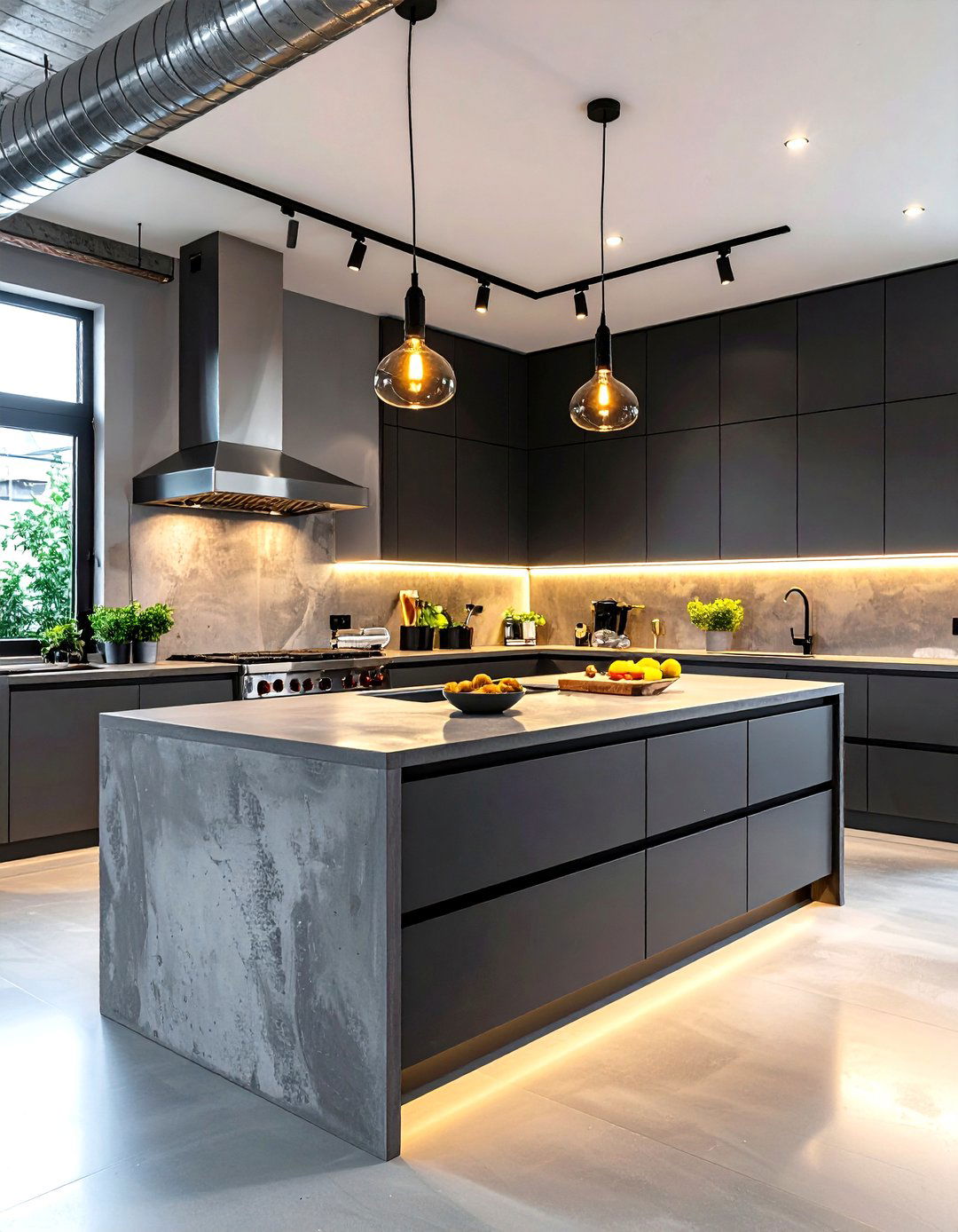 Concrete Kitchen Counter - 30 kitchen counter ideas