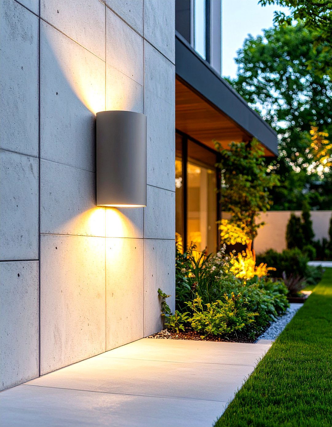 Concrete Outdoor Wall Lights - 30 outdoor wall lighting ideas