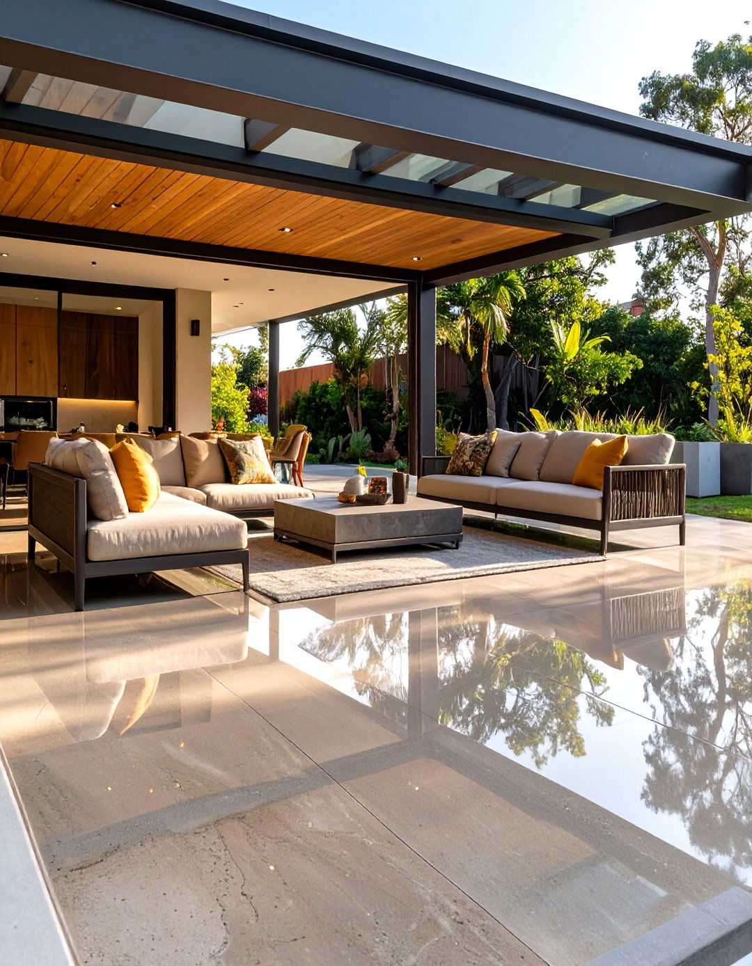 Curated visual reference: 30 Simple Concrete Patio Ideas For A Sleek Outdoor Look Photo Inspiration