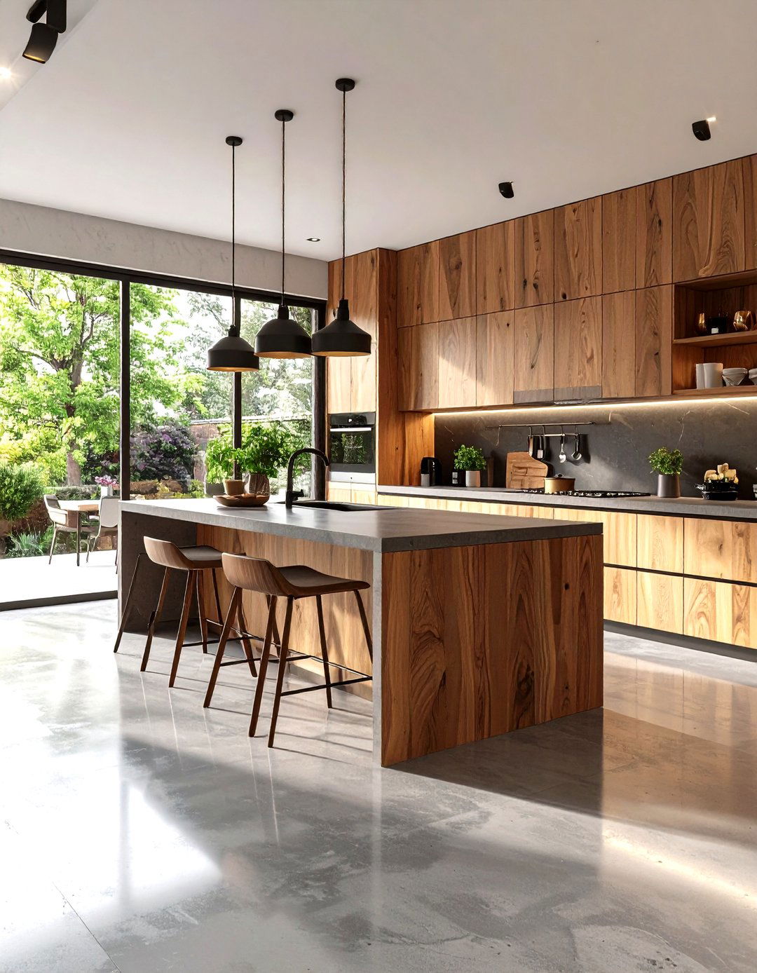 Concrete and Wood Kitchen Concept - 30 kitchen design software ideas