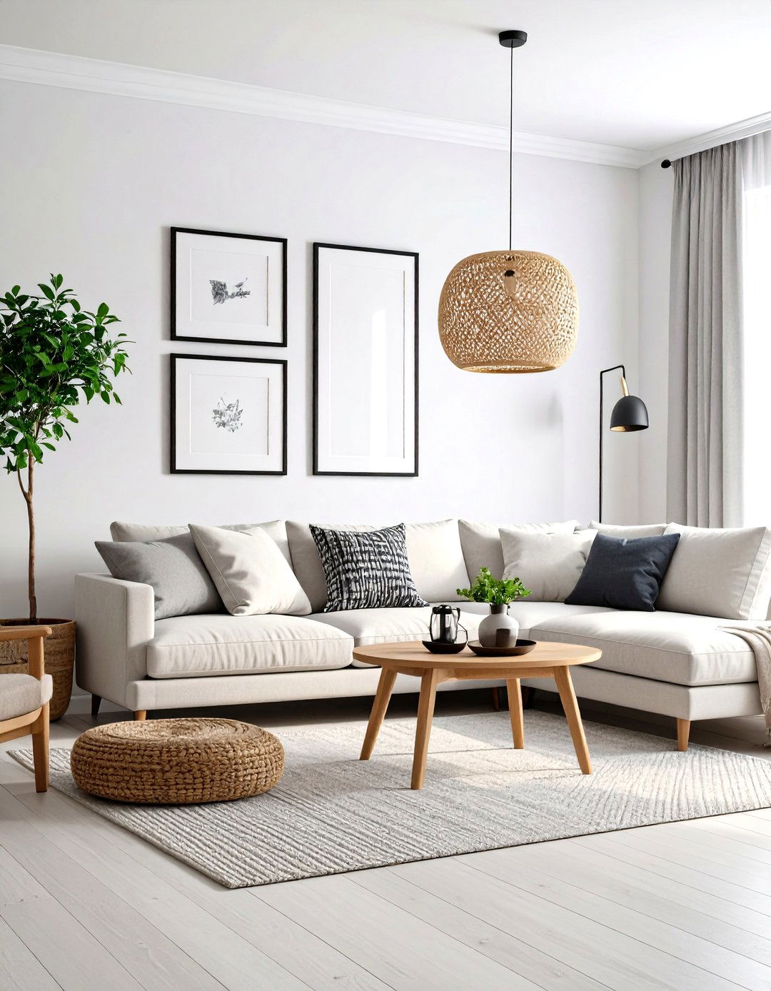 Consistent Use of Black Accents - 30 repetition in interior design ideas