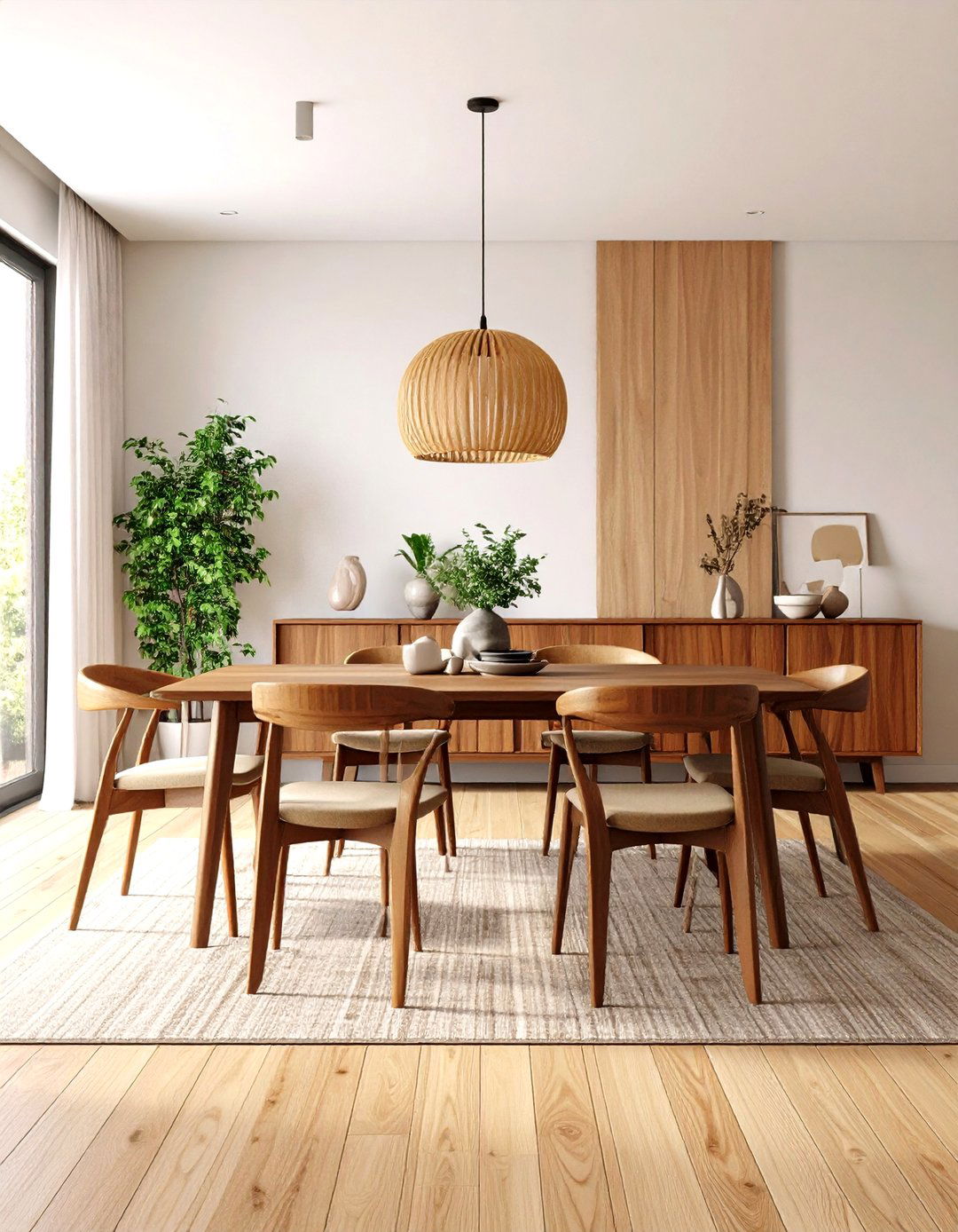 Consistent Use of a Specific Wood Tone - 30 repetition in interior design ideas