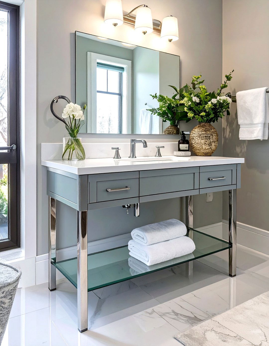 Console Sink Studio Vanity - 30 studio design collection vanity ideas