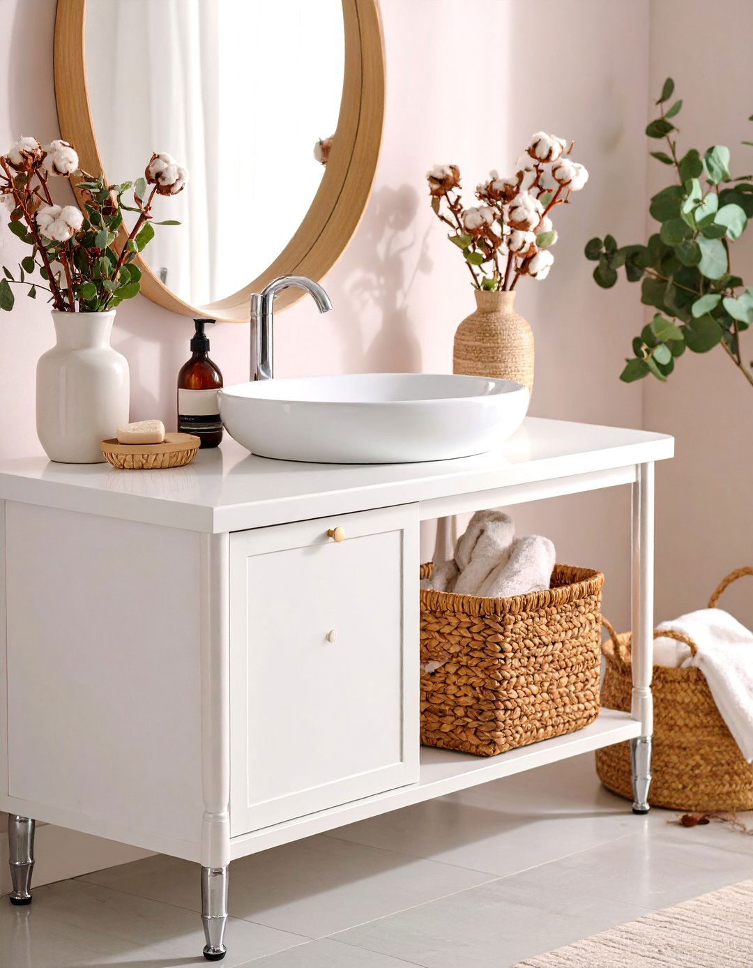 Console Sink with Open Legs for a Bathroom - 30 12 bathroom ideas