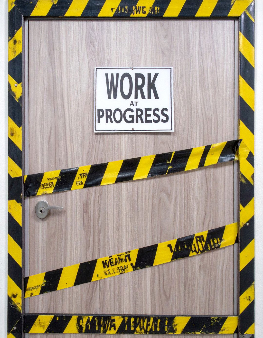 Construction Zone Door - 30 office door decoration ideas