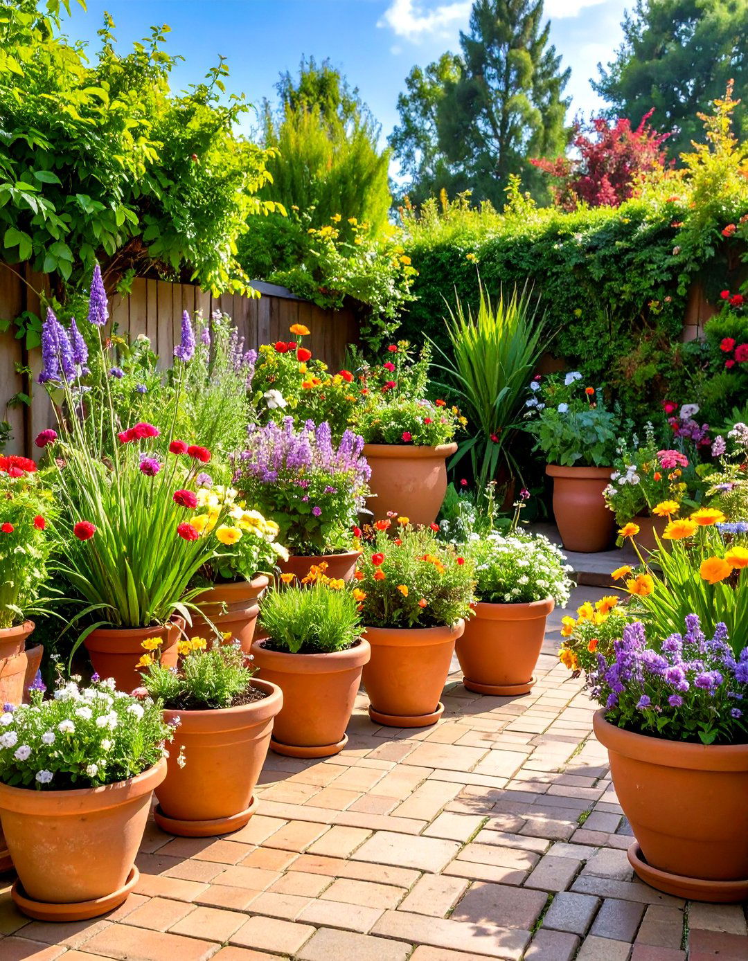 Container Garden Outside Patio - 30 outside patio ideas
