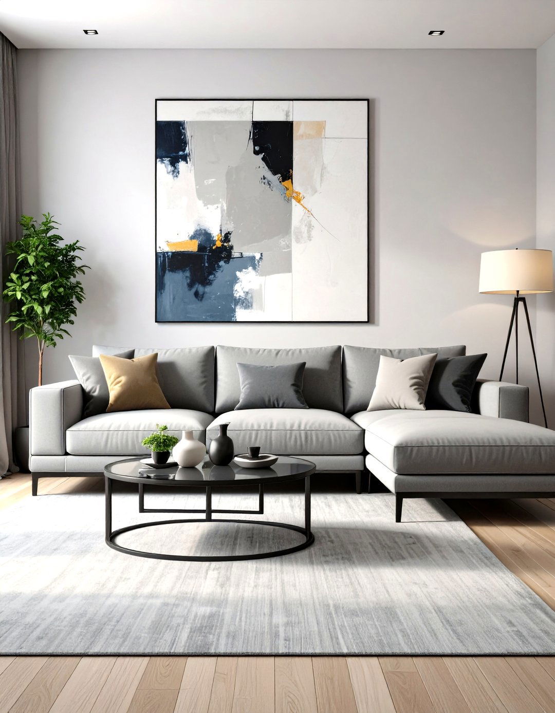 Contemporary Chic Living Room - 30 design your living room ideas