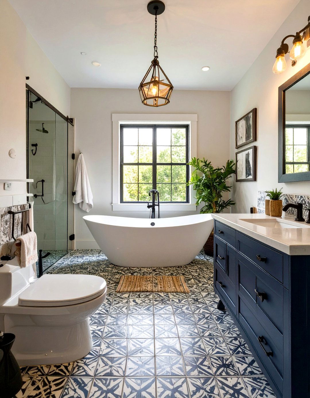 Contemporary Farmhouse Bathroom - 30 interior design consultant ideas