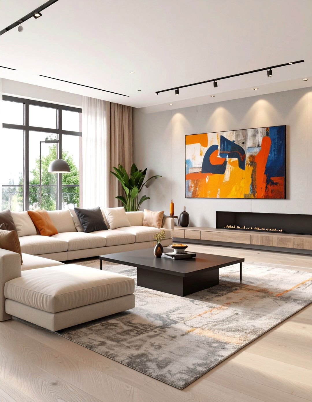 Contemporary Living Room Focus - 30 big living room ideas