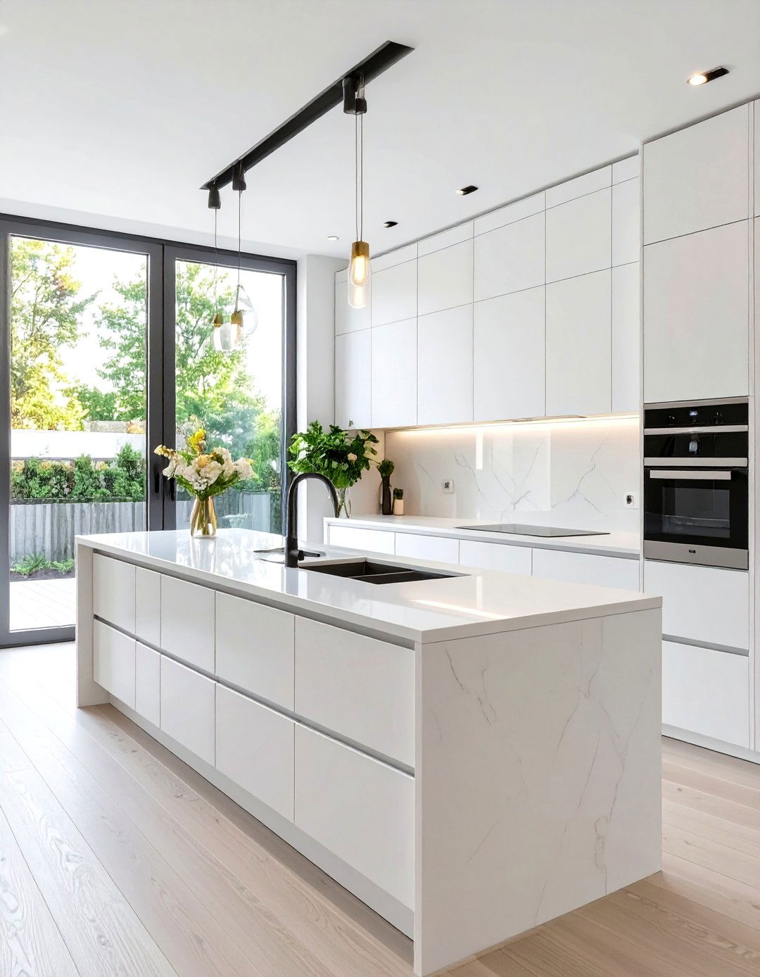 Contemporary Minimalist Kitchen - 30 interior design simulator ideas