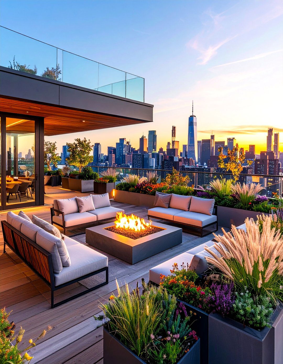 Contemporary Rooftop Terrace - 30 3d home design online free ideas