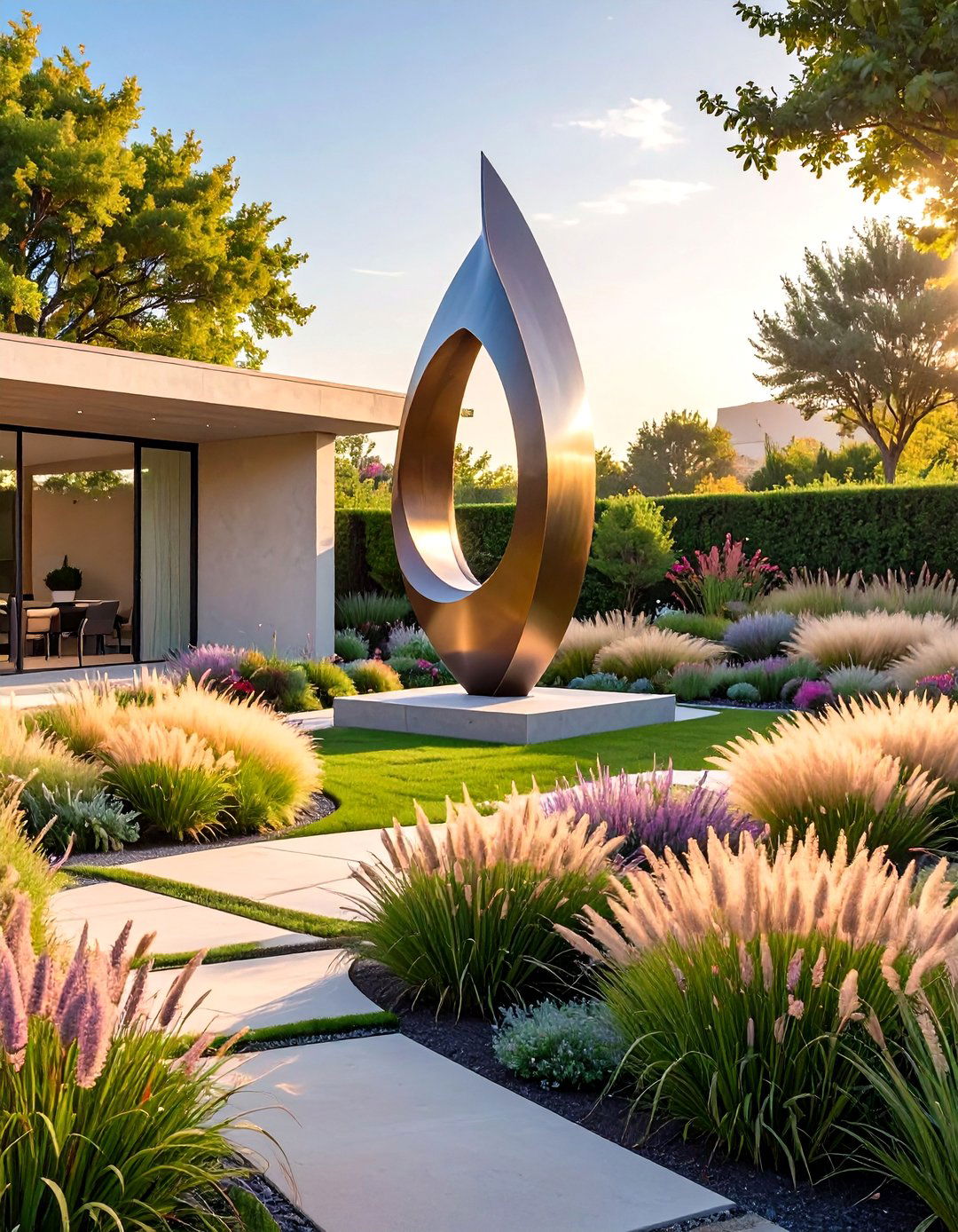 Contemporary Sculpture Garden Design - 30 virtual landscape design ideas
