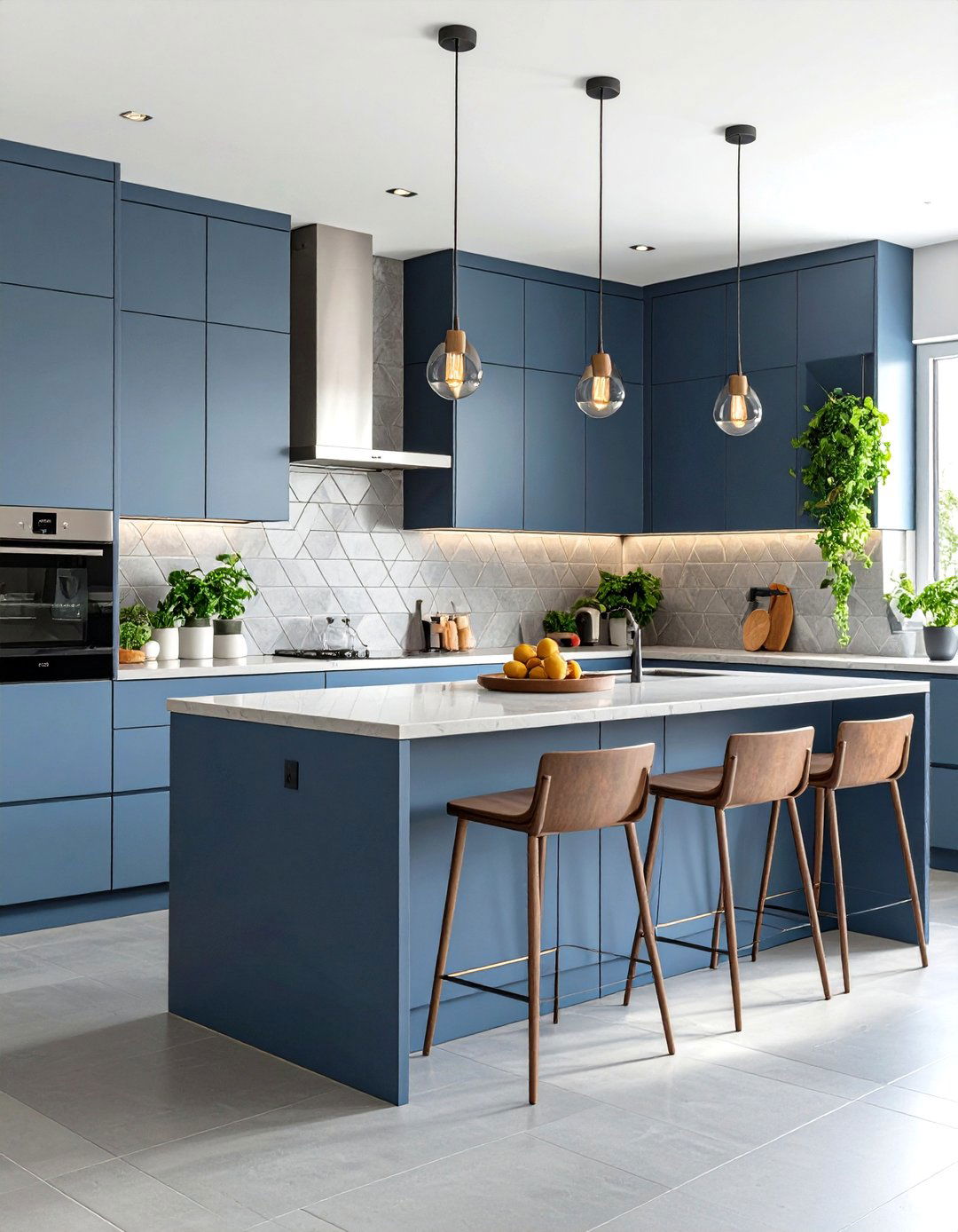 Contemporary Vertical Stack Kitchen - 30 kitchen backsplash tile ideas