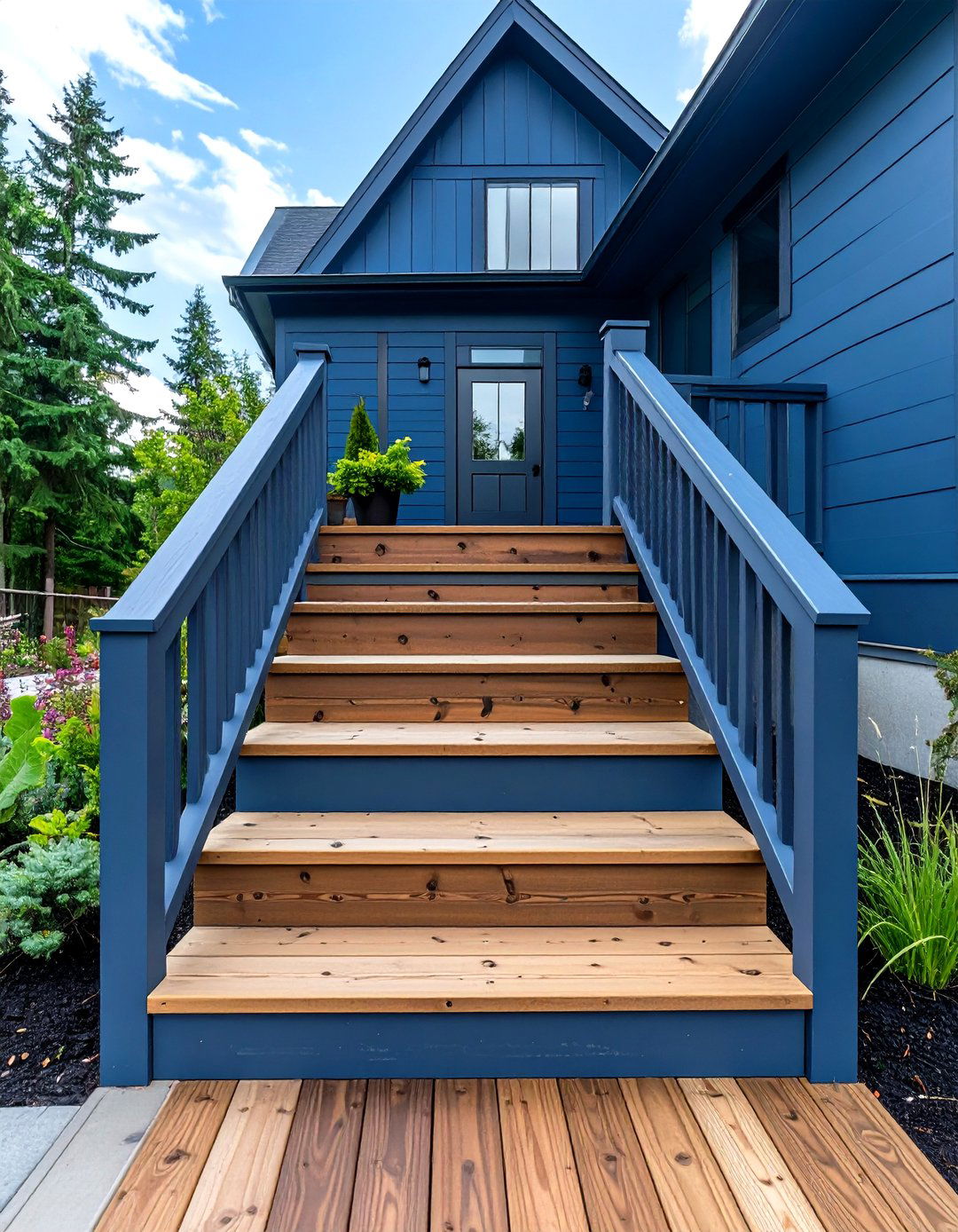 30 Deck Stair Ideas for Stylish Backyard Transitions - We Love Home Blog