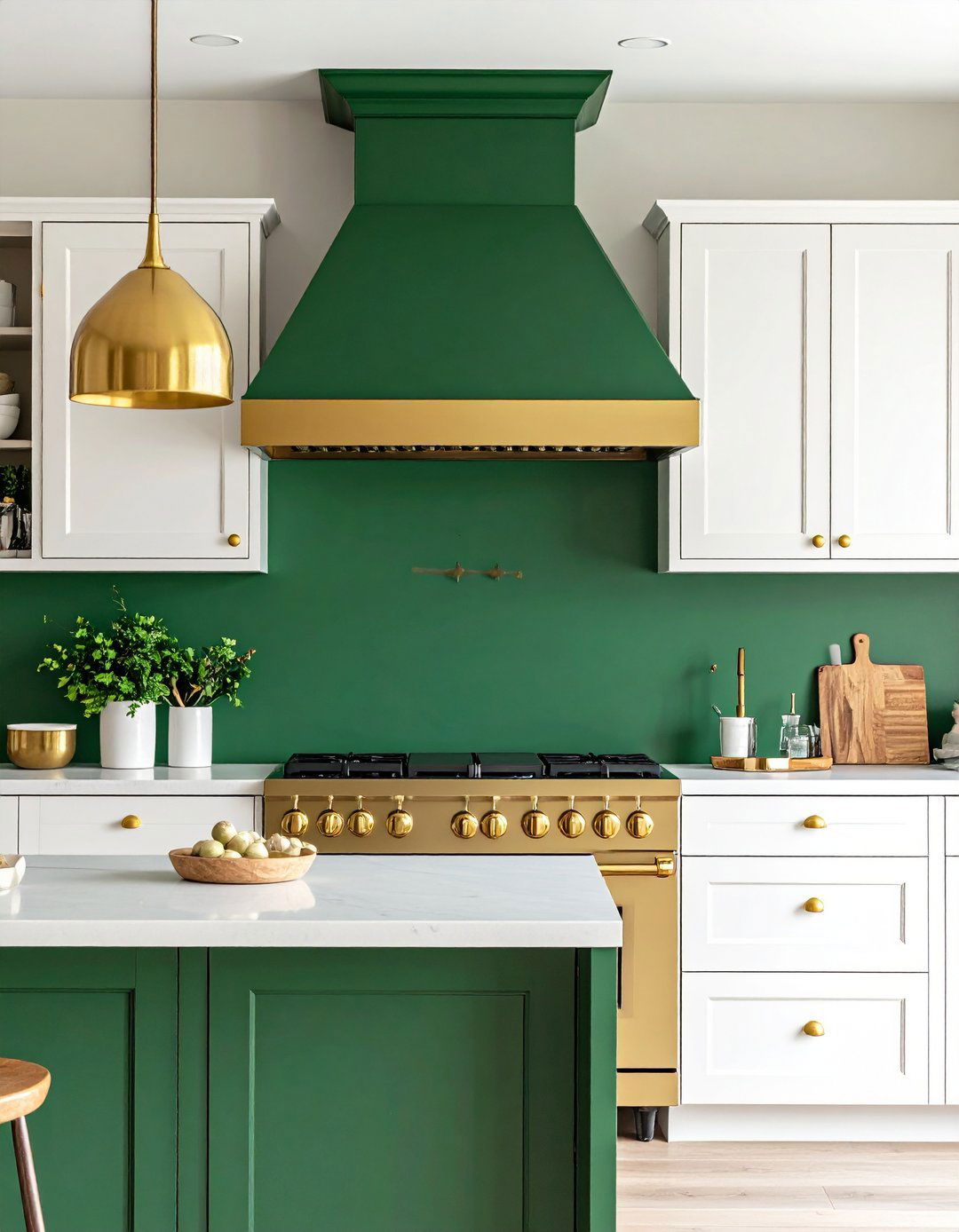 Contrasting Color Kitchen Vent Hood - 30 kitchen vent hood ideas