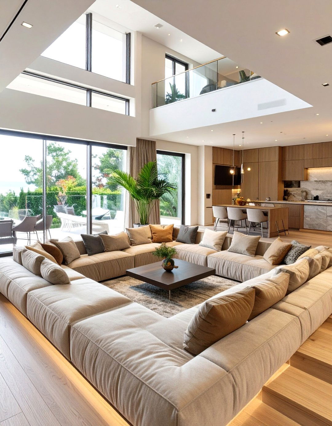 Conversation Pit Living Room - 30 big living room ideas