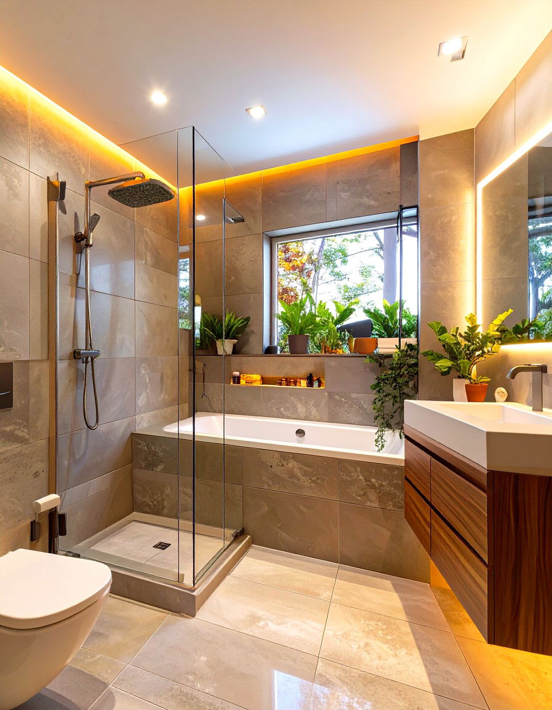 Conversion Using Large Format Tiles - 30 tub to shower conversion ideas